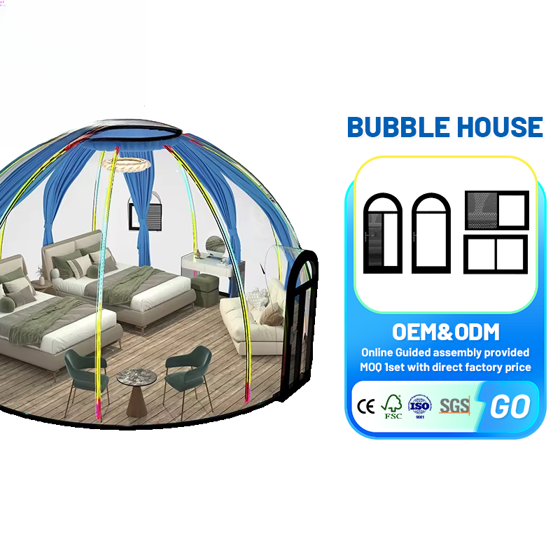 Moonseek Bubble Hotel House Clear Winter Igloo Glamping Dome
