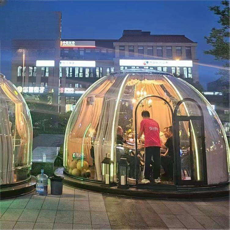 Moonseek Customized Diameter Green Houses 360 Degree Transparent PC