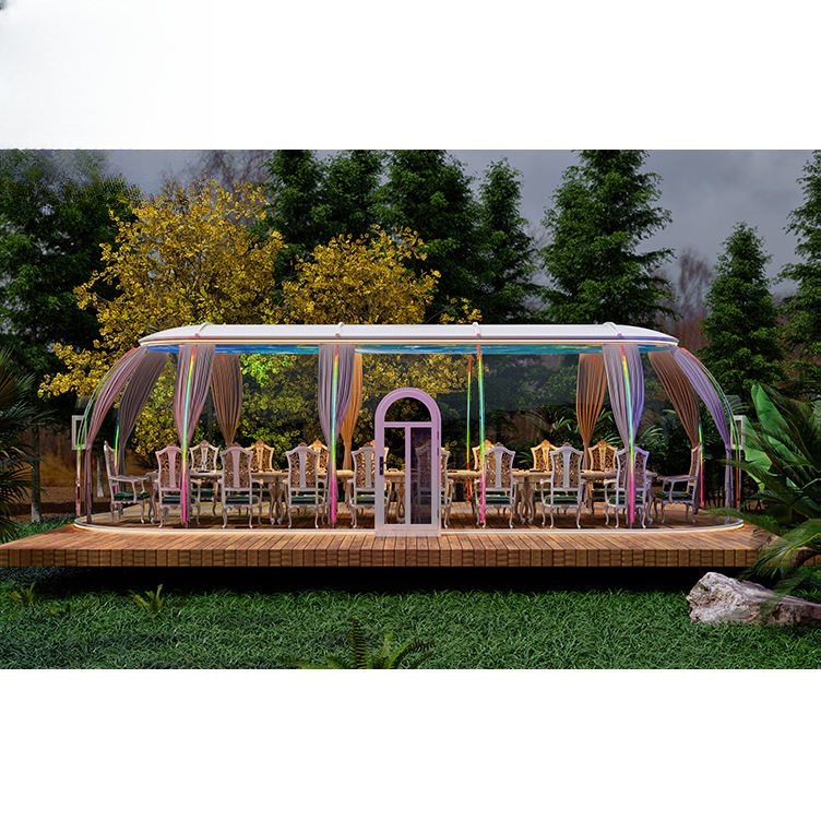 Moonseek Degree Polycarbonate Cover Free Standing Sunroom Long Bubble