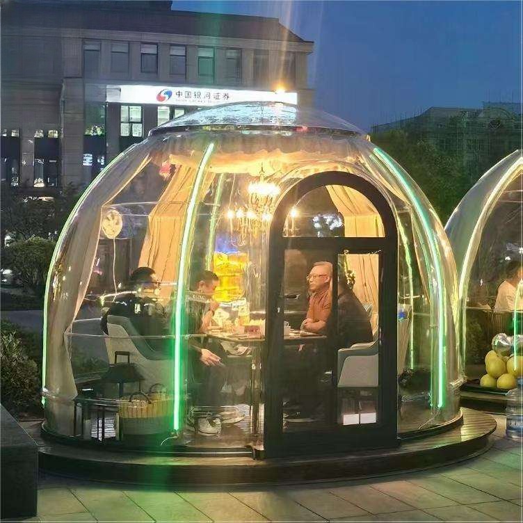 Moonseek Glamping Dome Tent Aluminium Frame for Hotel Villa