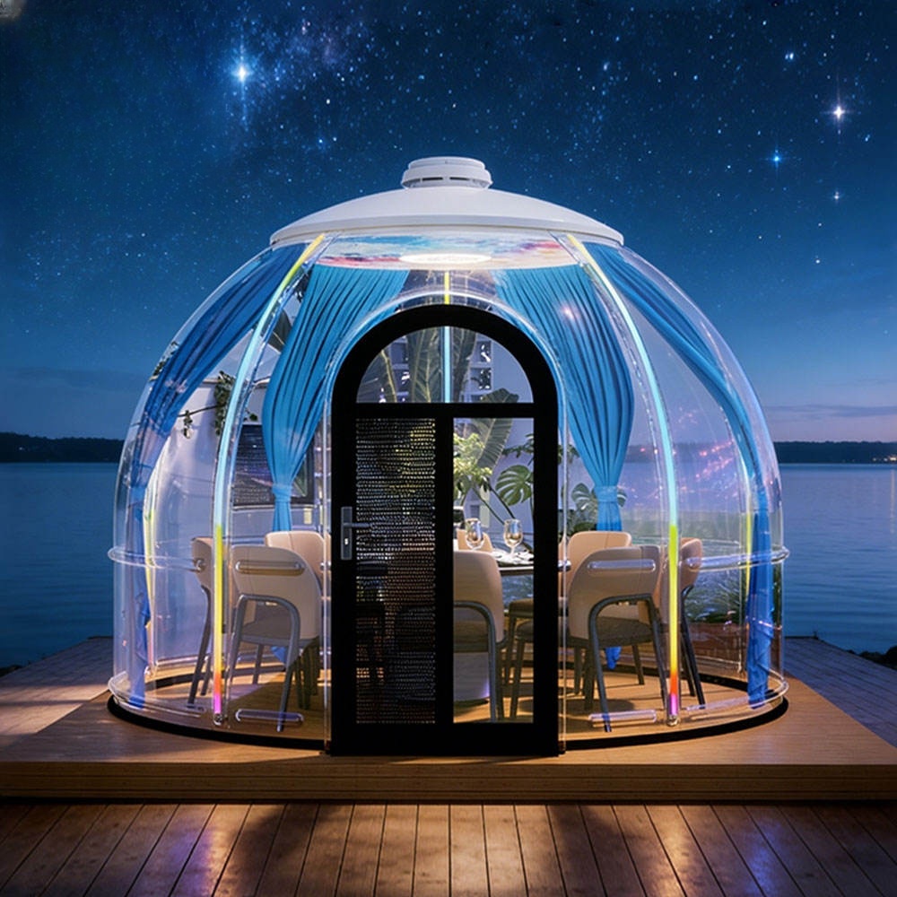 Moonseek High Strength Polycarbonate Dome House Outdoor PC Geodesic