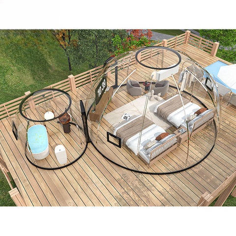 Moonseek Hotel Green Dome House PC Aluminum Frame Waterproof