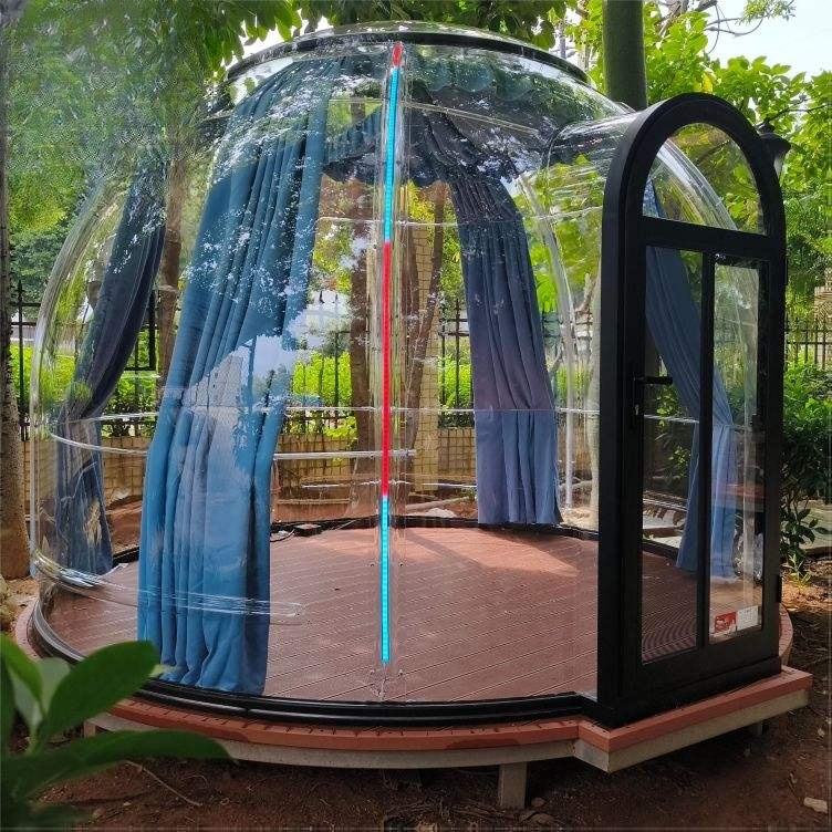 Moonseek Luxurious Modern Prefab Container Polycarbonate PC Dome House-Portable