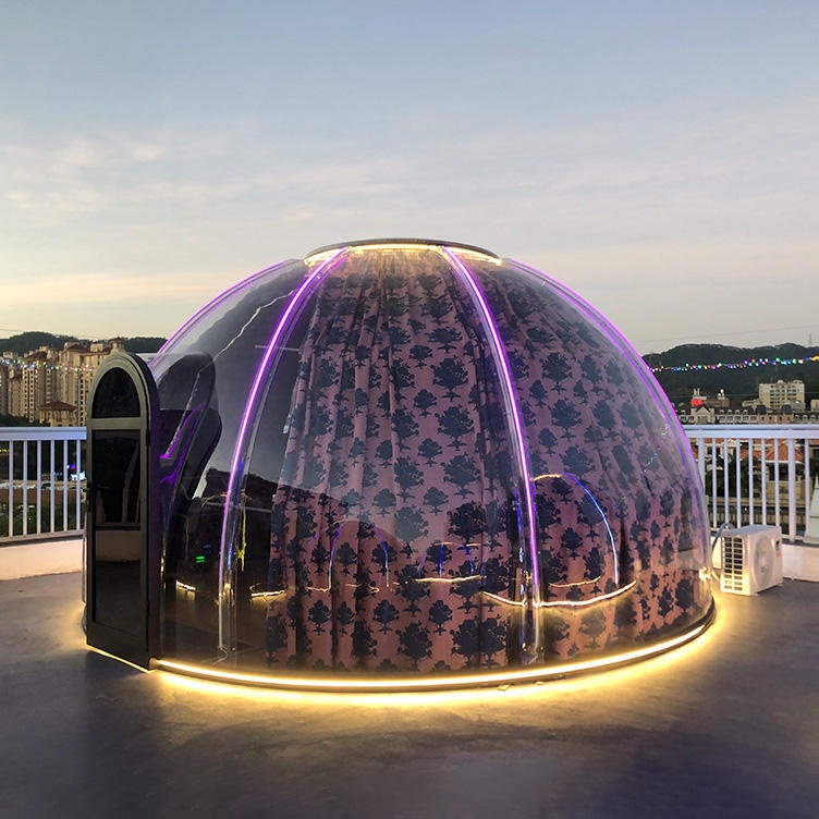 Moonseek Luxury Tiny House Movable Geodesic Dome Tent Chinese