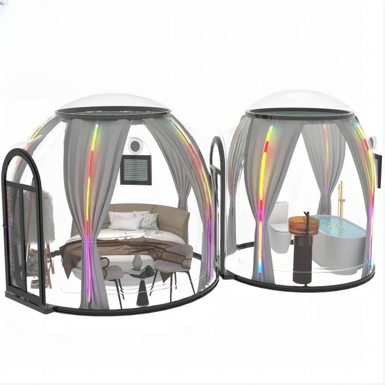 Moonseek Modular Transparent Domes Tent Customizable Igloo House for