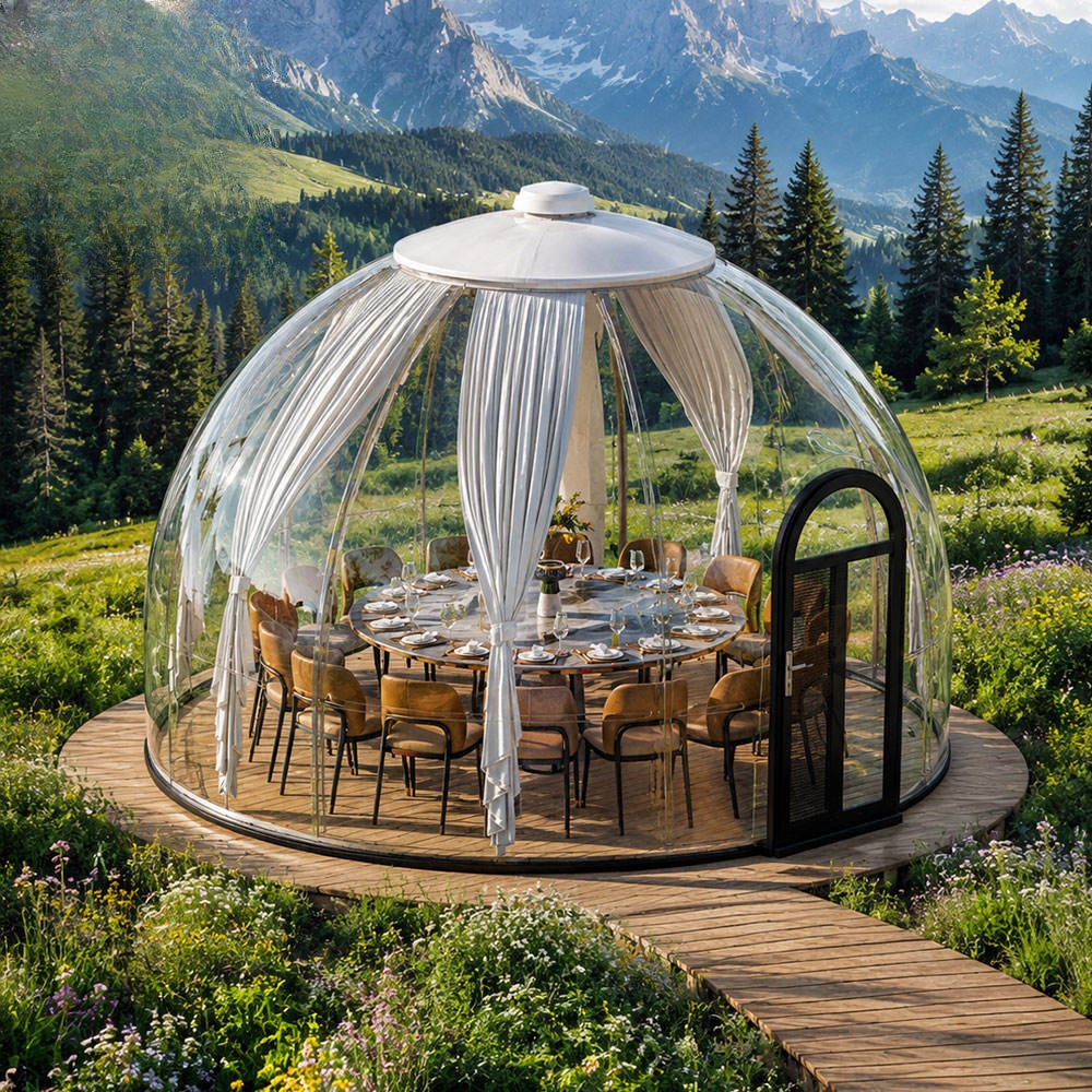 Moonseek Portable Outdoor Dome House Clear Polycarbonate Bubble House