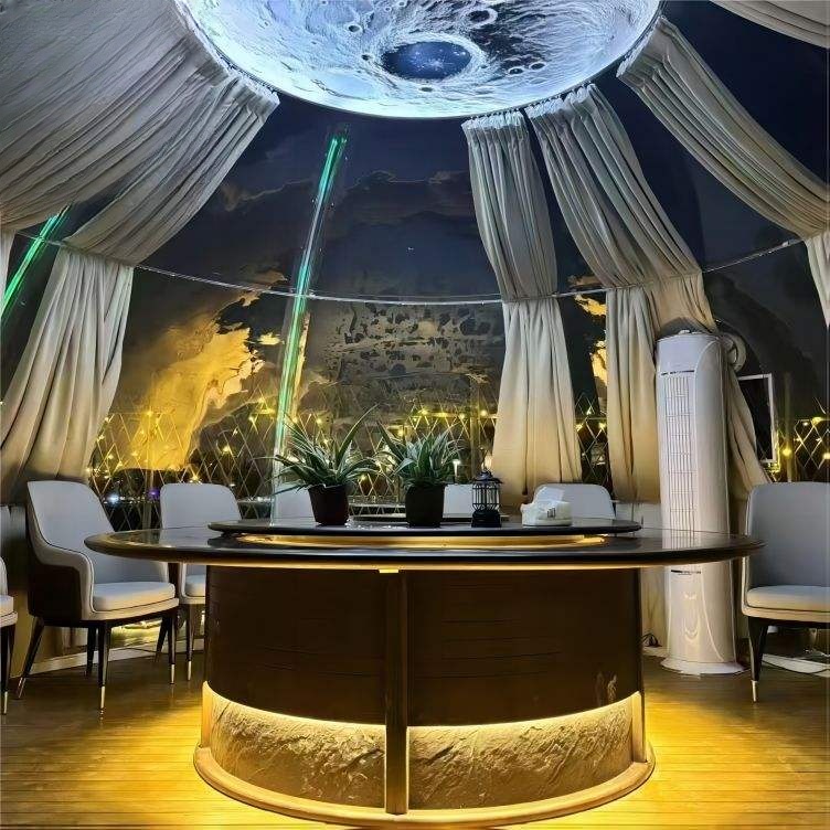 Moonseek Prefabricated Building Dome House for Living Polycarbonate Dome
