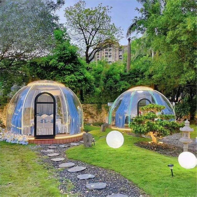 Moonseek Premium Polycarbonate Stargazing Geodesic Dome Tent 360 Transparent