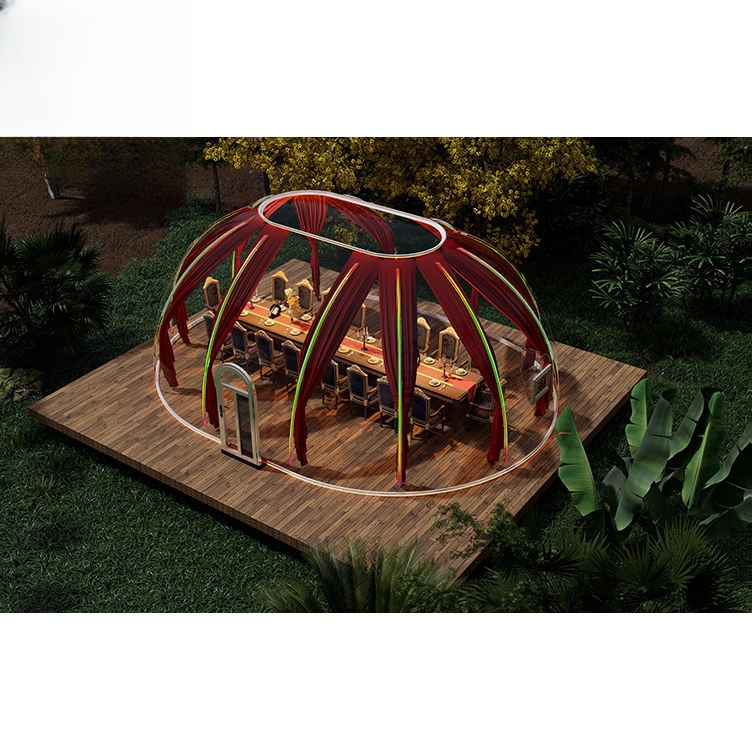 Moonseek Price Luxury PC Polycarbonate Star Room Hotel Dome
