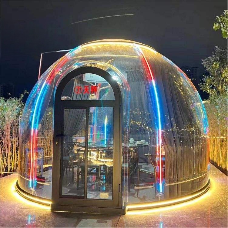 Moonseek Resort Modular Prefab Container PC Crystal Bubble Dome