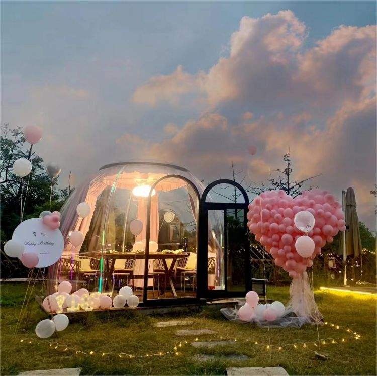 Moonseek Transparent Modern PC Garden Igloo Windproof Panoramic View