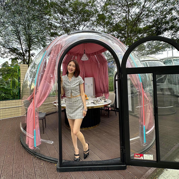 Moonseek Waterproof Large Oval Bubble Tent Transparent Dome Glamp
